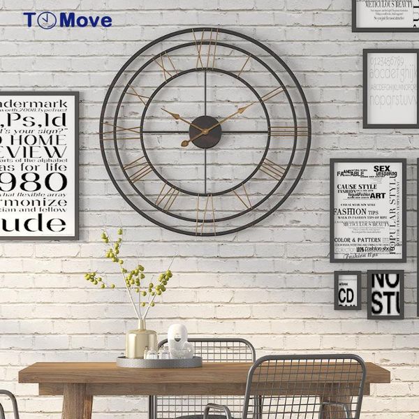 nordic roman numerals clock 3d large retro black iron round art hollow metal wall clock home decoration 20 inch reloj de pared
nordic roman numerals clock 3d large retro black iron round art hollow metal wall clock home decoration 20 inch reloj de pared