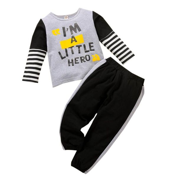 clothing sets boys casual two-piece clothes set, letters and stripe printed pattern pullover trousers casual/ cute/ fashionable, White
clothing sets boys casual two-piece clothes set, letters and stripe printed pattern pullover trousers casual/ cute/ fashionable, White