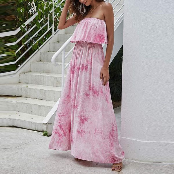 ethnic clothing bohemian summer women's dress 2021 floral prints ruffle hem strapless maxi floor-length casual long vestidos de mujer, Red
ethnic clothing bohemian summer women's dress 2021 floral prints ruffle hem strapless maxi floor-length casual long vestidos de mujer, Red