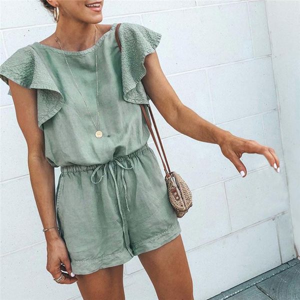 women's jumpsuits & rompers summer women playsuit ruffles pockets sleeveless shorts jumpsuit romper female body trousers 4fn, Black;white
women's jumpsuits & rompers summer women playsuit ruffles pockets sleeveless shorts jumpsuit romper female body trousers 4fn, Black;white