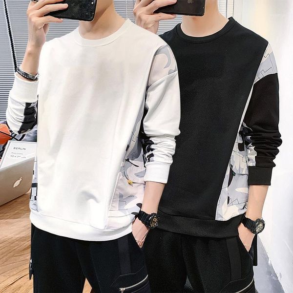 men's hoodies & sweatshirts student jacket casual spring autumn hedging 2021 all-match hit color sports round neck collocation, Black
men's hoodies & sweatshirts student jacket casual spring autumn hedging 2021 all-match hit color sports round neck collocation, Black