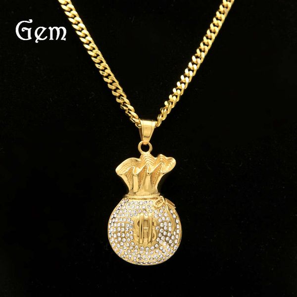 accessories stainless steel necklace heavy industry exquisite hip hop diamond purse us dollar pendant, Silver
accessories stainless steel necklace heavy industry exquisite hip hop diamond purse us dollar pendant, Silver