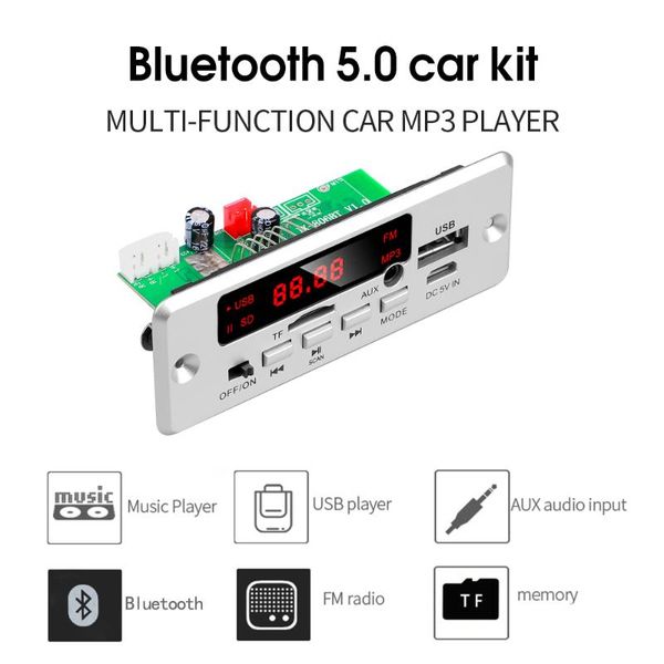 & mp4 players 50w recoding 6v-12v automobile car bluetooth5.0 mp3 wav fm decoder board plate audio module usb radio speaker
& mp4 players 50w recoding 6v-12v automobile car bluetooth5.0 mp3 wav fm decoder board plate audio module usb radio speaker