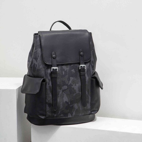 backpack chao brand men's 2021 fashion trend korean leisure large capacity student schoolbag, Black;red
backpack chao brand men's 2021 fashion trend korean leisure large capacity student schoolbag, Black;red
