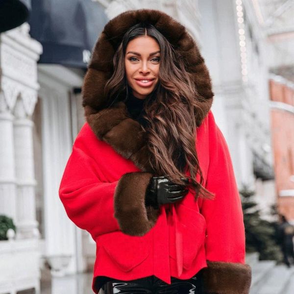 women's fur & faux fursarcar 2021 brand real street coat natural jacket fashion female slim thick warm winter luxury overcoat, Black
women's fur & faux fursarcar 2021 brand real street coat natural jacket fashion female slim thick warm winter luxury overcoat, Black