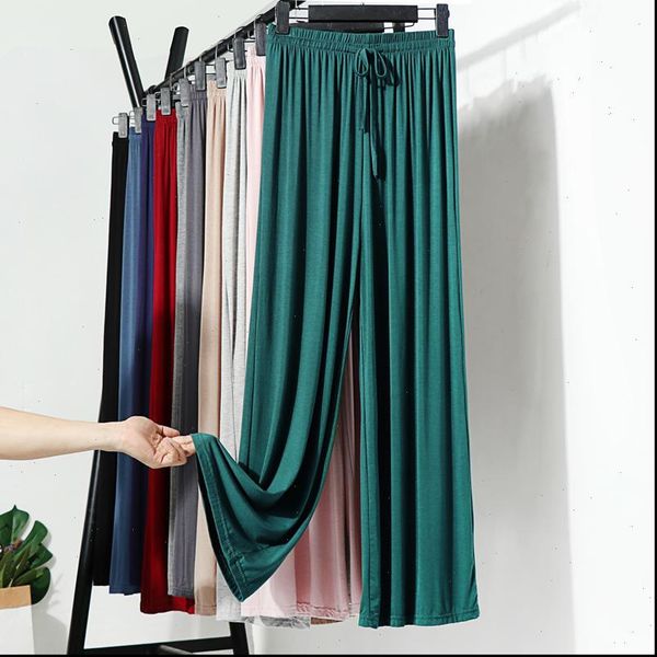 modal wide leg pants women high waist ice silk loose straight pants casual pants large size trousers, Black;white
modal wide leg pants women high waist ice silk loose straight pants casual pants large size trousers, Black;white