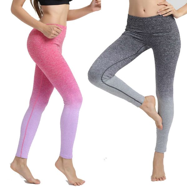 elastic tights nylon sports women's gradual yoga pants fitness running quick drying capris, Gray
elastic tights nylon sports women's gradual yoga pants fitness running quick drying capris, Gray