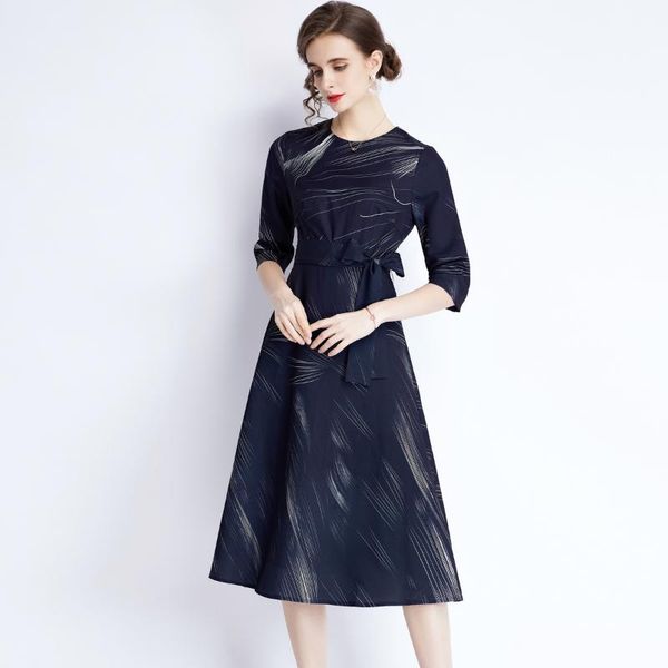 casual dresses autumn fashion runway navy blue geometry print midi dress women three quarter sleeve vintage sashes female office vestido k18, Black;gray
casual dresses autumn fashion runway navy blue geometry print midi dress women three quarter sleeve vintage sashes female office vestido k18, Black;gray