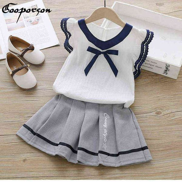 kids girls clothes set white blouse shirt and plaid skirt with bow basic style baby girl summer outfits children clothing g220310
kids girls clothes set white blouse shirt and plaid skirt with bow basic style baby girl summer outfits children clothing g220310