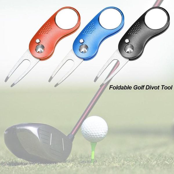 metal foldable golf divot fork tool with button magnetic for golf portable club a3n4
metal foldable golf divot fork tool with button magnetic for golf portable club a3n4