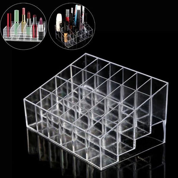 storage boxes & bins clear 24 grid lipstick stand case makeup organizer box display holder cosmetic jewelry
storage boxes & bins clear 24 grid lipstick stand case makeup organizer box display holder cosmetic jewelry