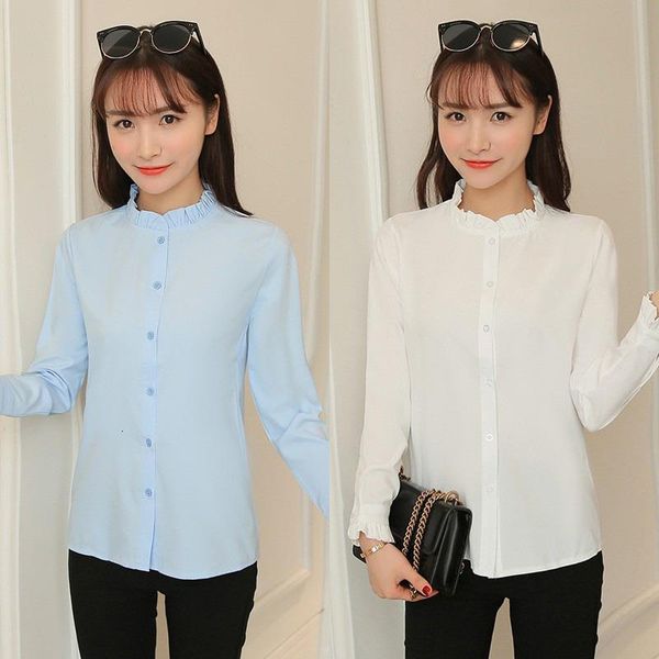 2021 fashion women female summer long office lady formal party long sleeve slim collar blouse casual solid white shirt
2021 fashion women female summer long office lady formal party long sleeve slim collar blouse casual solid white shirt