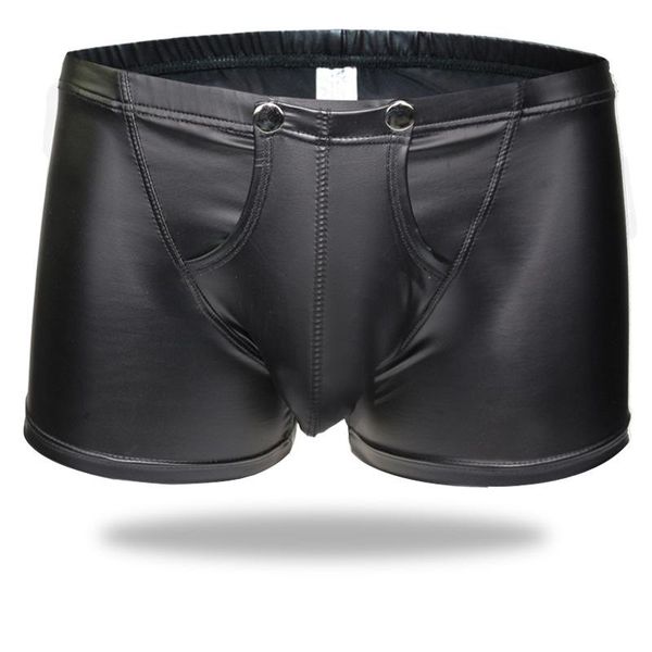 underpants open pouch bag men faux leather boxer shorts black underwear eroticbulge enhancer gay man jockstraps, Black;white
underpants open pouch bag men faux leather boxer shorts black underwear eroticbulge enhancer gay man jockstraps, Black;white