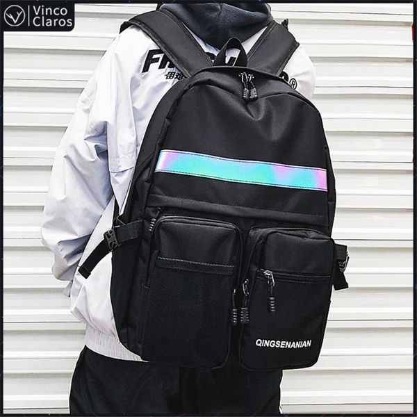 backpack gorgeous reflective school backpacks for teenager lightweight zipper boys college style men's bags
backpack gorgeous reflective school backpacks for teenager lightweight zipper boys college style men's bags