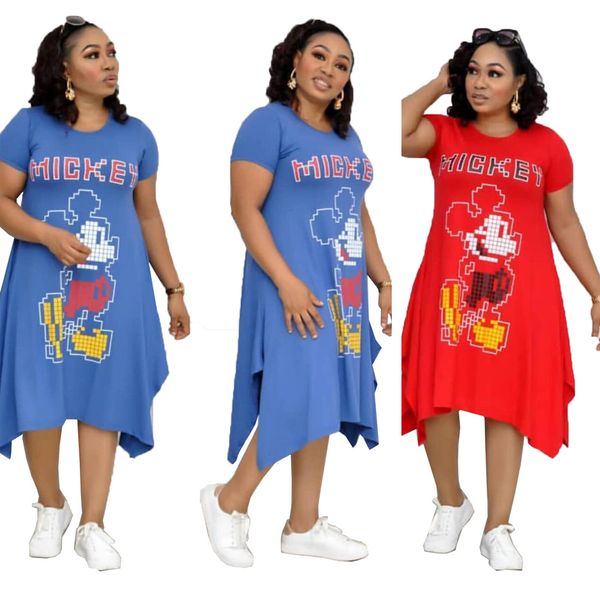 l-3xl fat mm plus size dress short sleeve round neck irregular midi dress african womens cartoon print dress, White
l-3xl fat mm plus size dress short sleeve round neck irregular midi dress african womens cartoon print dress, White