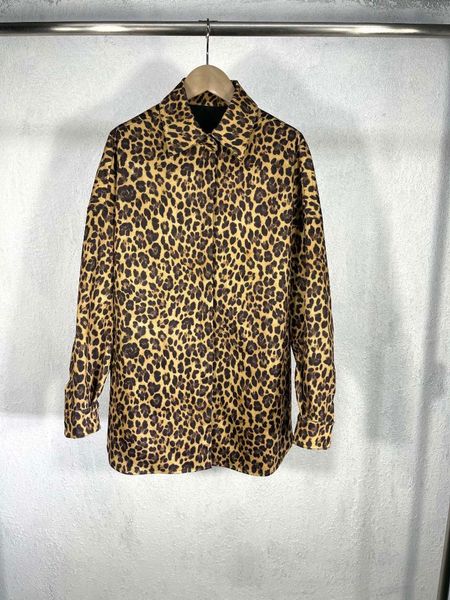 women's jackets 2021 women fashion long sleeve casual leopard print single row shirt jacket 0728, Black;brown
women's jackets 2021 women fashion long sleeve casual leopard print single row shirt jacket 0728, Black;brown
