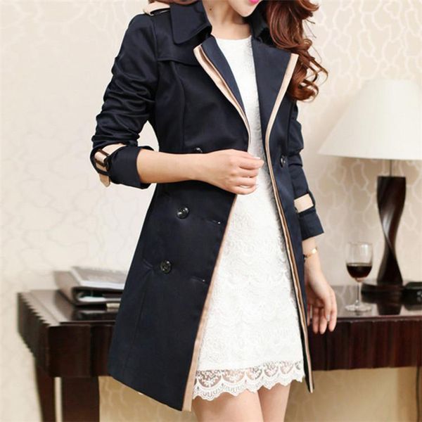women's trench coats classic casual office lady business outwear fall 2021 autumn women double breasted long coat khaki with belt, Tan;black
women's trench coats classic casual office lady business outwear fall 2021 autumn women double breasted long coat khaki with belt, Tan;black