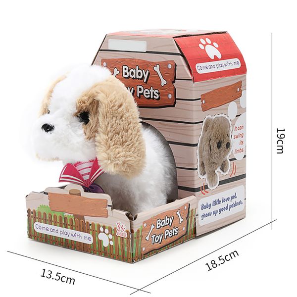 Electric Smart Toys Children'S Plush Electric Toy Dog Barking Wagging Tail Walking Simulation Animal Robot Dog Toy
Electric Smart Toys Children'S Plush Electric Toy Dog Barking Wagging Tail Walking Simulation Animal Robot Dog Toy