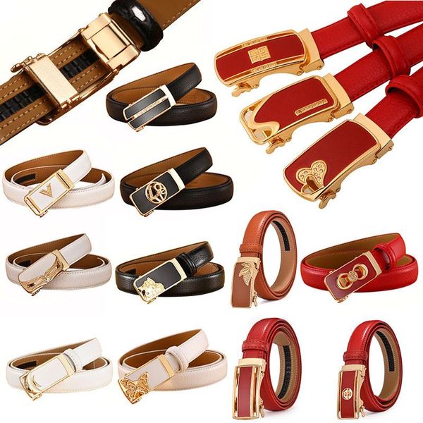 belts 2.4cm width women genuine leather waistband fashion automatic buckle belt for female durable straps, Black;brown
belts 2.4cm width women genuine leather waistband fashion automatic buckle belt for female durable straps, Black;brown