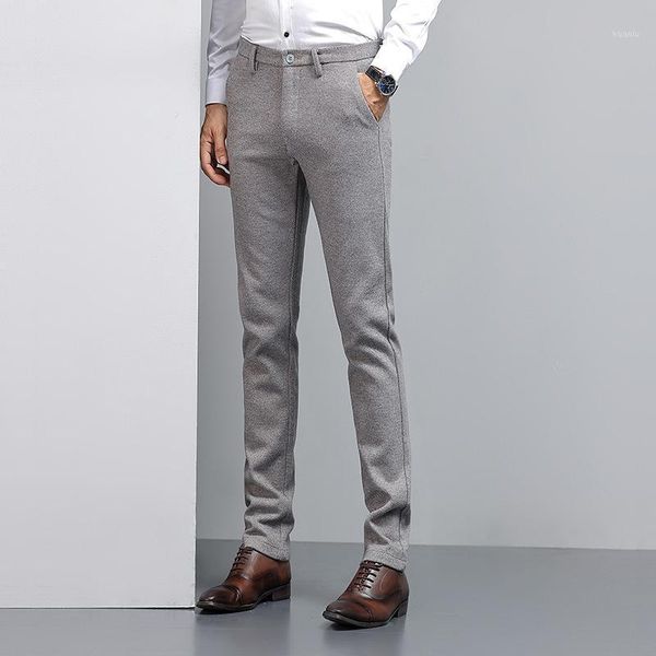 men's suits & blazers elastic pants men autumn winter wool suit trousers thicken dress business man office formal, White;black
men's suits & blazers elastic pants men autumn winter wool suit trousers thicken dress business man office formal, White;black