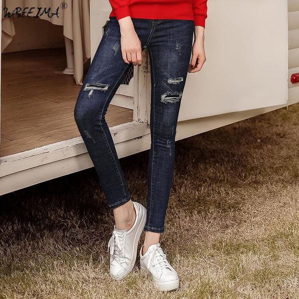 women's jeans wreeima 2021 blue skinny woman pencil pants denim strech womens hole tight with mid waist casual
women's jeans wreeima 2021 blue skinny woman pencil pants denim strech womens hole tight with mid waist casual