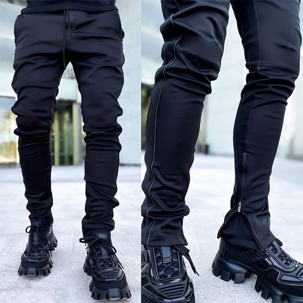 running pants est men sweatpants gym fitness sports bodybuilding joggers workout trousers reflective pencil, Black;blue
running pants est men sweatpants gym fitness sports bodybuilding joggers workout trousers reflective pencil, Black;blue