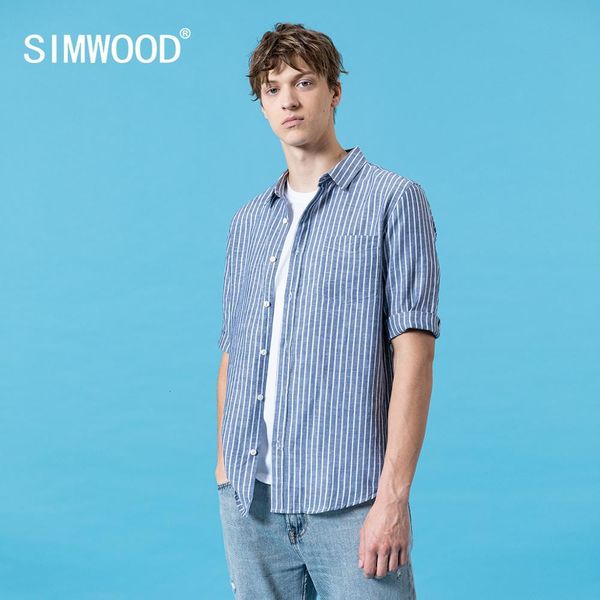 2021 summer new tencel linen blend cool shirts men vertical striped three quarter sleeve breathable shirt sj110525 vz1m, White
2021 summer new tencel linen blend cool shirts men vertical striped three quarter sleeve breathable shirt sj110525 vz1m, White