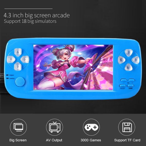 handheld game console hd large screen 8g built-in games classic game retro handheld video