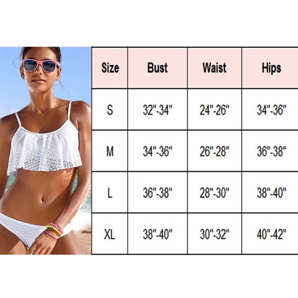 summer women casual solid color ruffle two-piece suits beachwear water park bathing suits beach sports swimsuits, Black
summer women casual solid color ruffle two-piece suits beachwear water park bathing suits beach sports swimsuits, Black