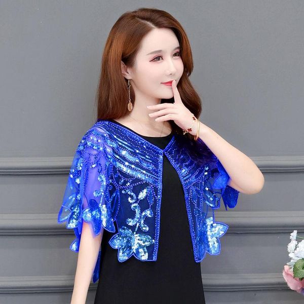 scarves 1920s shawl wraps gatsby beaded evening cape bridal bolero flapper cover up mesh short solid sequin blouse 0650, Blue;gray
scarves 1920s shawl wraps gatsby beaded evening cape bridal bolero flapper cover up mesh short solid sequin blouse 0650, Blue;gray