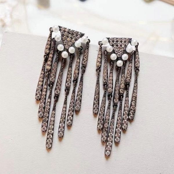 dangle & chandelier bilincolor fashion black gun plated vintage tassel drop earring for wowen, Silver
dangle & chandelier bilincolor fashion black gun plated vintage tassel drop earring for wowen, Silver