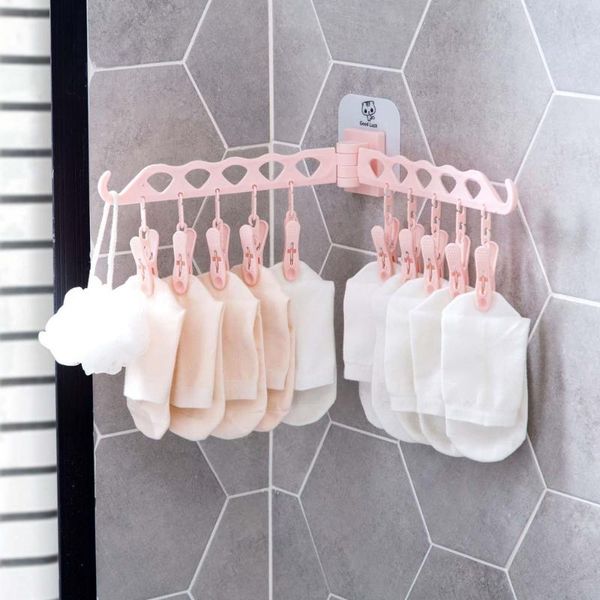 hangers & racks wall mounted foldable drying for socks bra underwear bathroom clothes rack travel clothespin cloth hanger with 10 clips
hangers & racks wall mounted foldable drying for socks bra underwear bathroom clothes rack travel clothespin cloth hanger with 10 clips