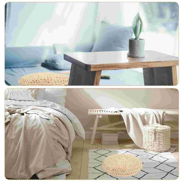 cushion/decorative pillow 1pc japanese style weaving rattan cushion cozy round seat yoga mat