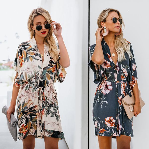 2021 new women summer fashion hawaii holiday short sleeve v-neck high waist floral print bohemian office lady casual dress scxd, Black;gray
2021 new women summer fashion hawaii holiday short sleeve v-neck high waist floral print bohemian office lady casual dress scxd, Black;gray