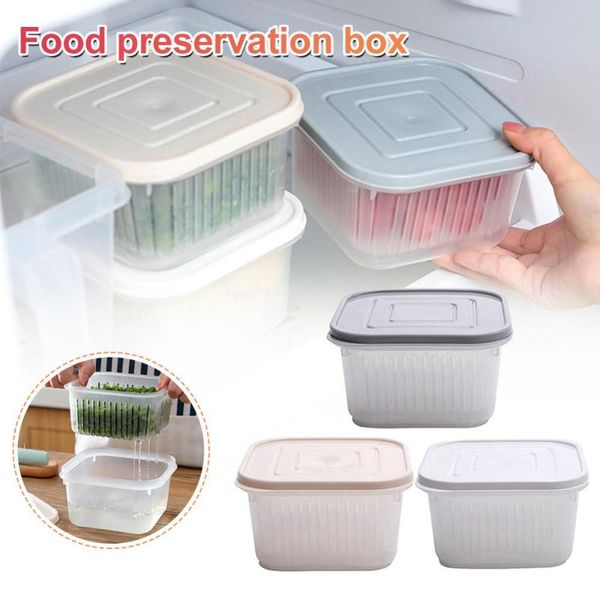 storage bottles & jars double layer square drain sealed box for ginger garlic onion refrigerator food crisper debris fridge tray kitchen org
storage bottles & jars double layer square drain sealed box for ginger garlic onion refrigerator food crisper debris fridge tray kitchen org