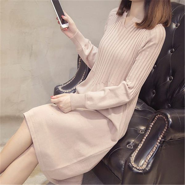 2021 new elegant female spring plied nightgown casual sleeve long pullovers kintted dress h30 15m5, White;black
2021 new elegant female spring plied nightgown casual sleeve long pullovers kintted dress h30 15m5, White;black