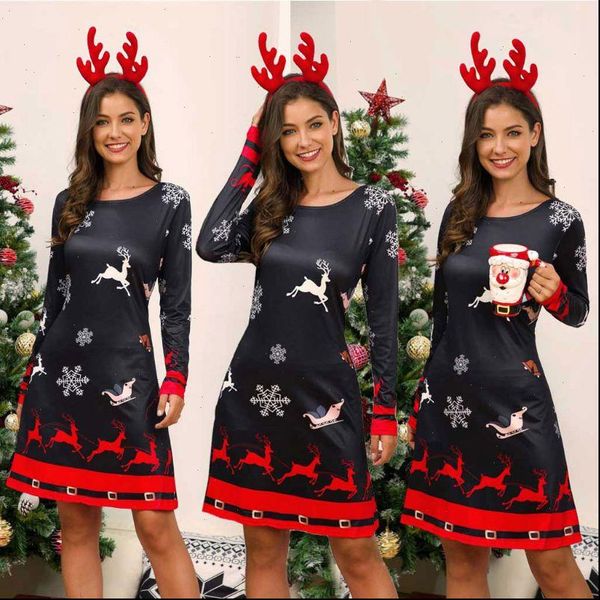 womens xmas dress snowman snow reindeer long sleeve christmas party a line mini dress plus size s 3xl, Black;gray
womens xmas dress snowman snow reindeer long sleeve christmas party a line mini dress plus size s 3xl, Black;gray