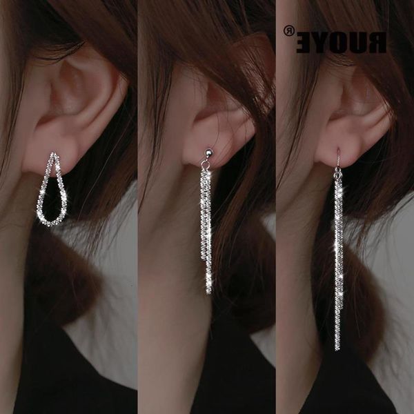 925 sterling silver long tassel earring bling women earrings classic korea jewelry fashion, Golden
925 sterling silver long tassel earring bling women earrings classic korea jewelry fashion, Golden