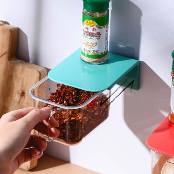 storage bottles & jars kitchen seasoning box household dust-proof and moisture-proof tank wall-mounted perforated salt sprinkler
storage bottles & jars kitchen seasoning box household dust-proof and moisture-proof tank wall-mounted perforated salt sprinkler