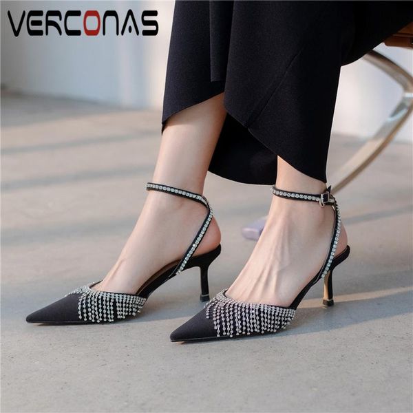 sandals verconas fashion women spring summer rhinestone pointed toe thin heels ankle strap shoes woman party wedding casual, Black
sandals verconas fashion women spring summer rhinestone pointed toe thin heels ankle strap shoes woman party wedding casual, Black