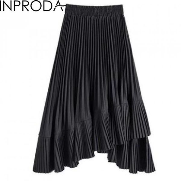 skirts inproda women skirt asymmetry black pleated womens irregular vintage white long high waist 2021
skirts inproda women skirt asymmetry black pleated womens irregular vintage white long high waist 2021