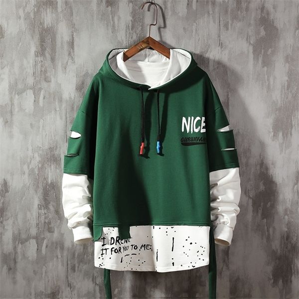 men ribben hoodies autumn male fashion hoodies men's sweatshirts solid color splice hoodies street style 201103, Black
men ribben hoodies autumn male fashion hoodies men's sweatshirts solid color splice hoodies street style 201103, Black