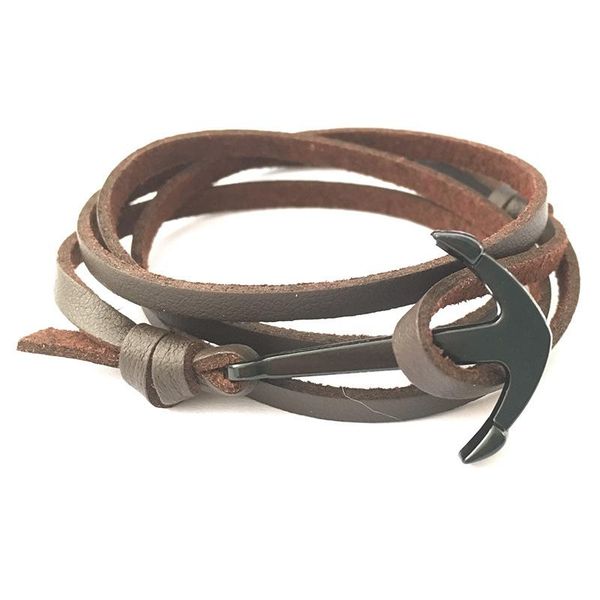charm bracelets black anchor multilayer leathers & bangles fashion retro bracelet for men women friendship gift sl045, Golden;silver
charm bracelets black anchor multilayer leathers & bangles fashion retro bracelet for men women friendship gift sl045, Golden;silver
