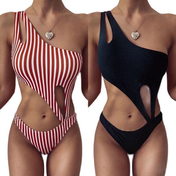 one-piece suits 2021 women one shoulder hollow out piece swimsuit monokini swimwear traje de ba o mujer
one-piece suits 2021 women one shoulder hollow out piece swimsuit monokini swimwear traje de ba o mujer