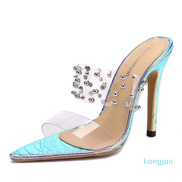 big size 35 to 40 41 42 transparent pvc rivets pointy toe high heel slide shoes summer slides, Black
big size 35 to 40 41 42 transparent pvc rivets pointy toe high heel slide shoes summer slides, Black