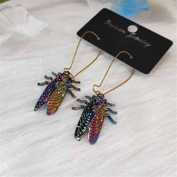 dangle & chandelier multicolor cicada insect animal earrings cute magic jewelry for women gift punk gothic 2021 fashion, Silver
dangle & chandelier multicolor cicada insect animal earrings cute magic jewelry for women gift punk gothic 2021 fashion, Silver