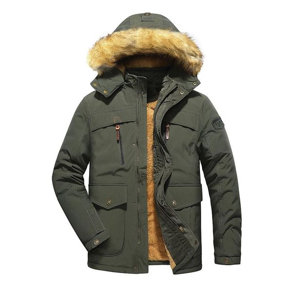 men's jackets winter men military jacket fur collar warm coat mens outdoor waterproof multi-pockets tactical casual windbreakers, Black;brown
men's jackets winter men military jacket fur collar warm coat mens outdoor waterproof multi-pockets tactical casual windbreakers, Black;brown
