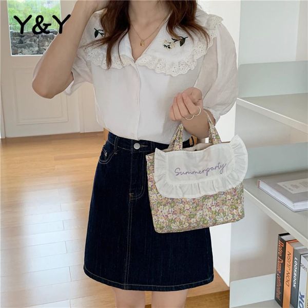 evening bags y&y japan korea style chic sweet ruffled lunch bag fresh floral embroidery women handbag girl student lace ruched mini
evening bags y&y japan korea style chic sweet ruffled lunch bag fresh floral embroidery women handbag girl student lace ruched mini