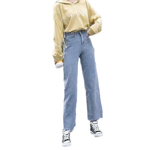 women's jeans spring autumn streetwear plus size loose high waist boyfriend for women, Blue
women's jeans spring autumn streetwear plus size loose high waist boyfriend for women, Blue