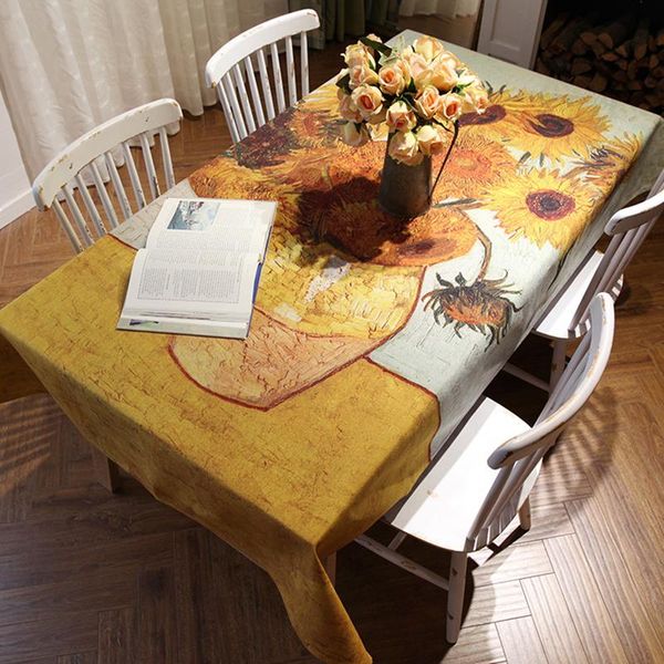 table cloth art oil painting sunflower artwork cotton linen cover dining coffee tablecloth restaurant home decorative
table cloth art oil painting sunflower artwork cotton linen cover dining coffee tablecloth restaurant home decorative